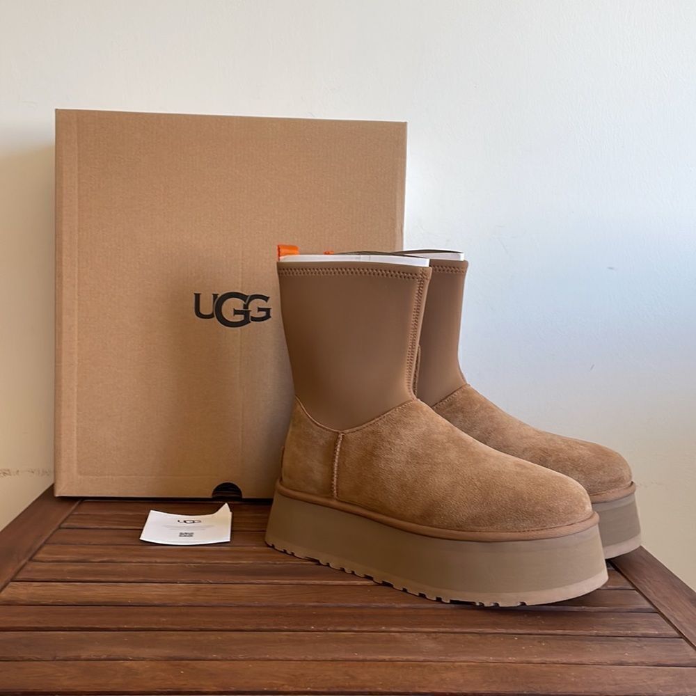 UGG Classic Dipper Boots Chestnut USA Women Size 9/UK 7/EU 40